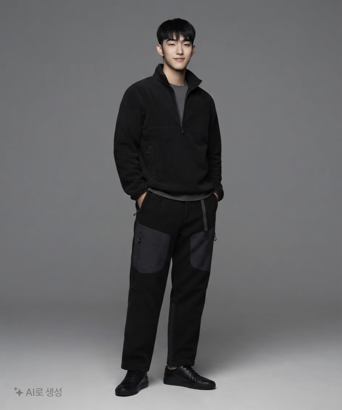 무신사 스탠다드(MUSINSA STANDARD) [시티 레저] 폴라 플리스 벨티드 팬츠 XL