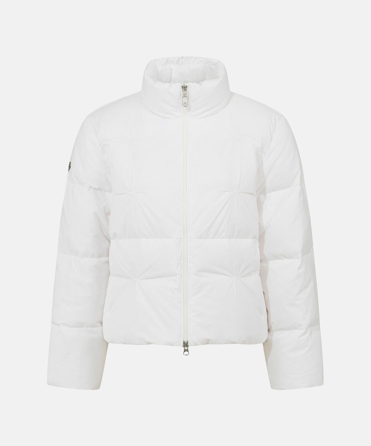 데상트(DESCENTE) 여성 퀼팅 중경량 다운 자켓 화이트 SR422SDJO6