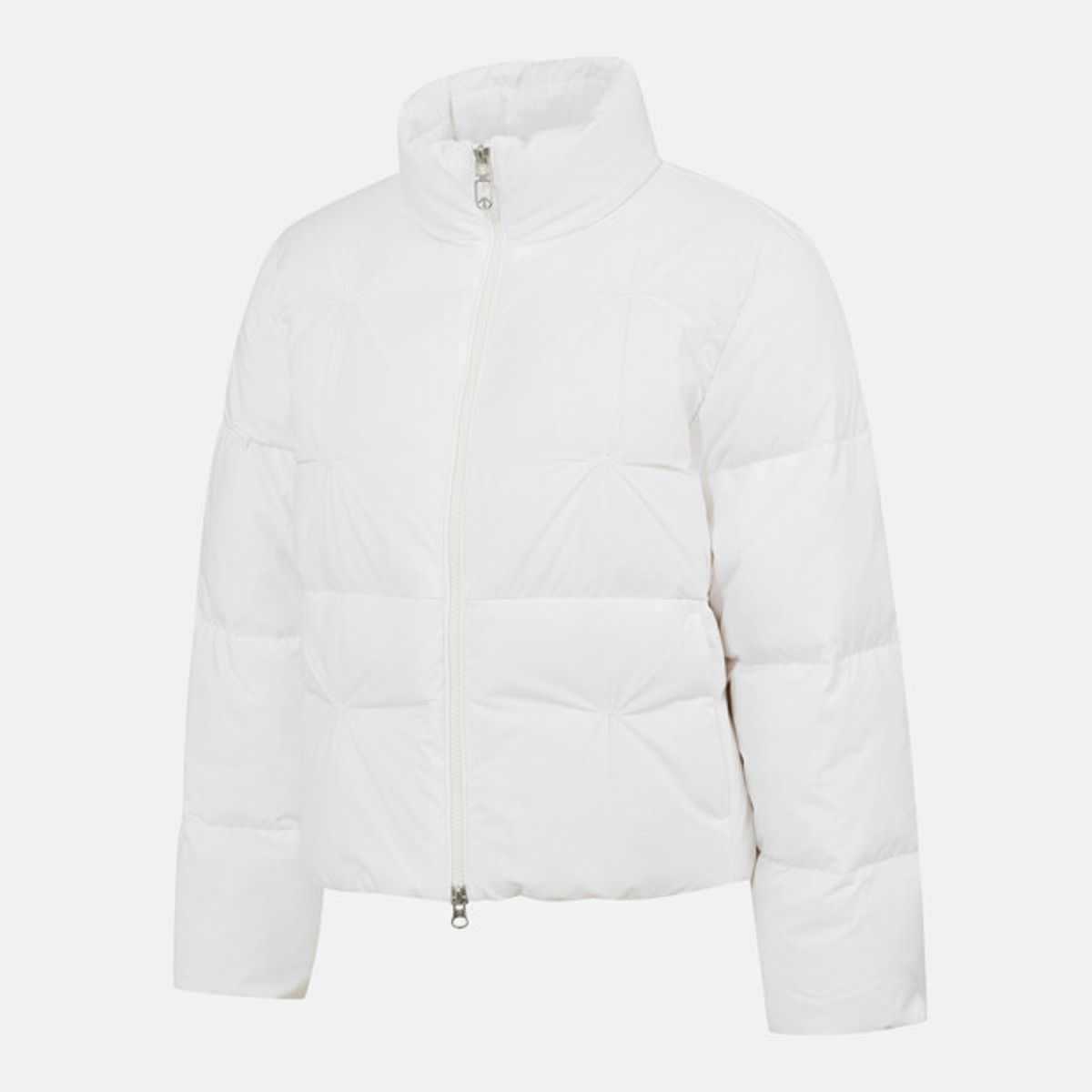 데상트(DESCENTE) 여성 퀼팅 중경량 다운 자켓 화이트 SR422SDJO6