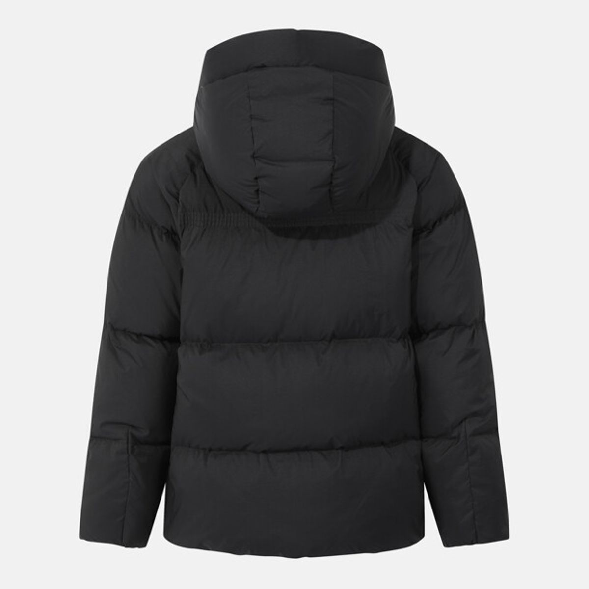 데상트(DESCENTE) 여성 퀼팅 A라인 후드형 다운 자켓 블랙 SR422SDJO4