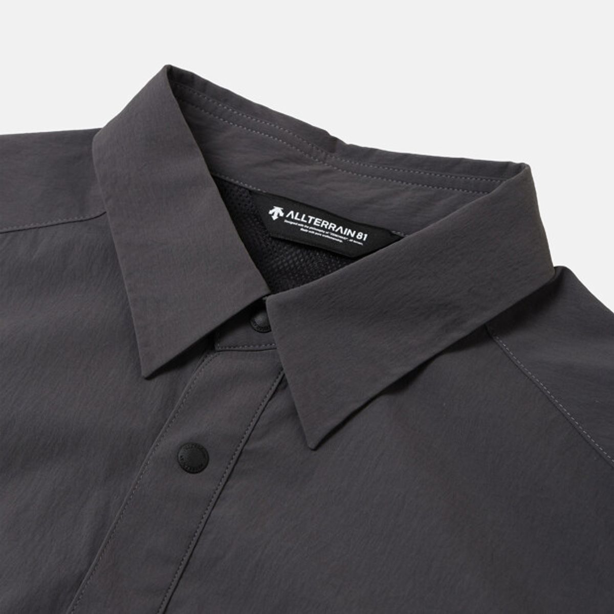 데상트(DESCENTE) [ALLTERRAIN 81] WASHER STRETCH L/S SHIRT 그레이 SR313KSR92