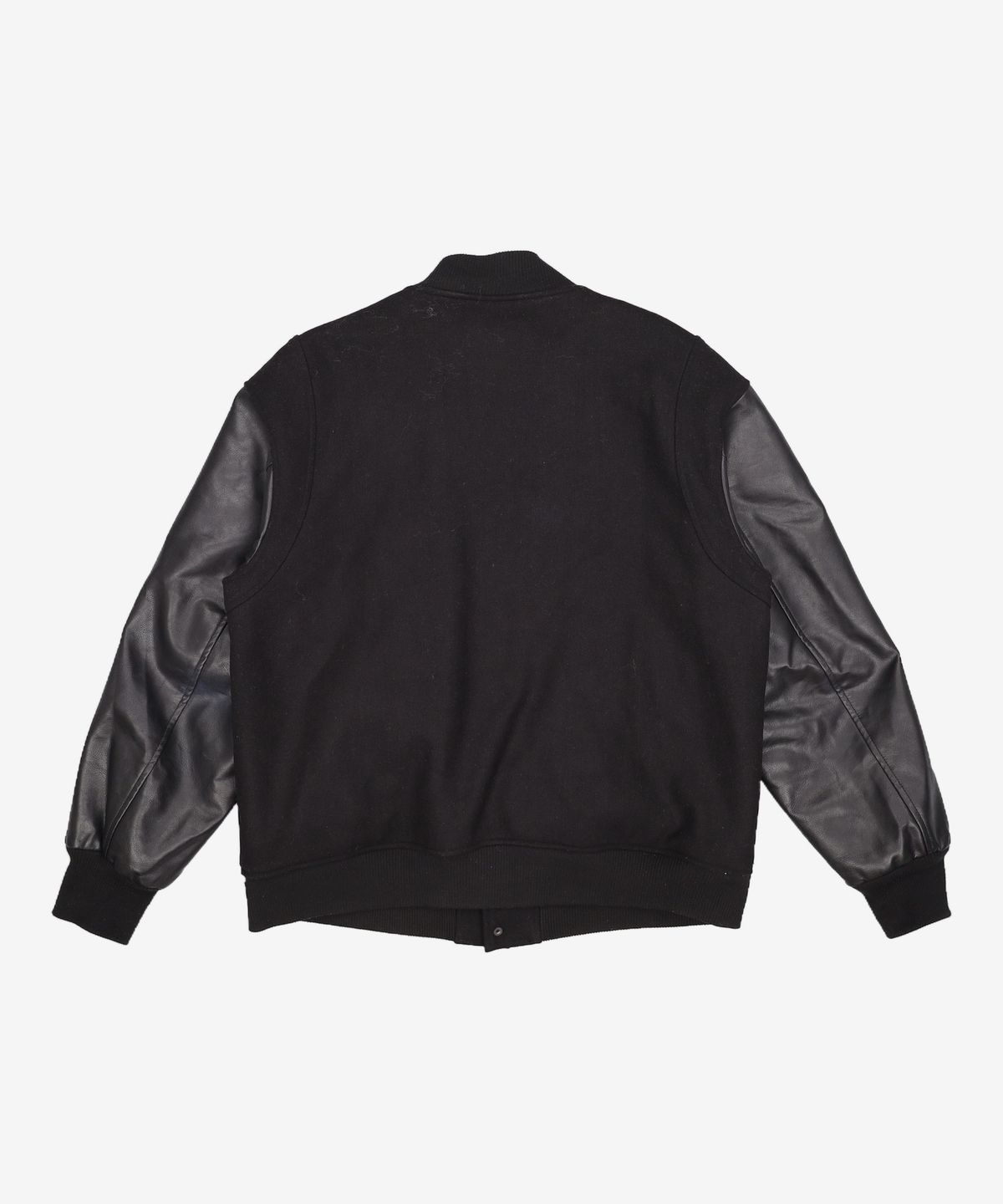 프리즘웍스(FRIZMWORKS) WOOL STADIUM JACKET _  BLACK XL