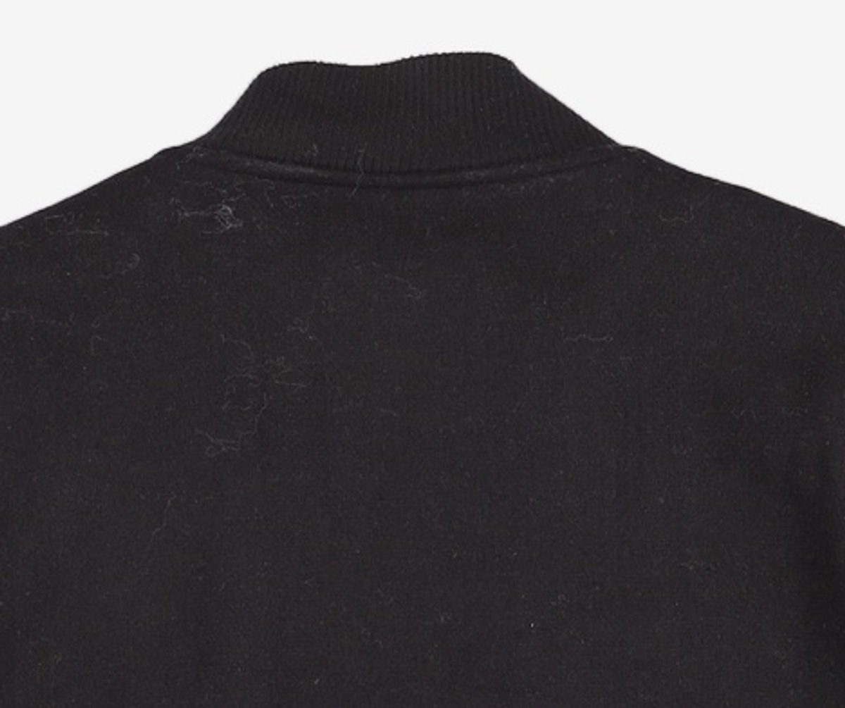 프리즘웍스(FRIZMWORKS) WOOL STADIUM JACKET _  BLACK XL