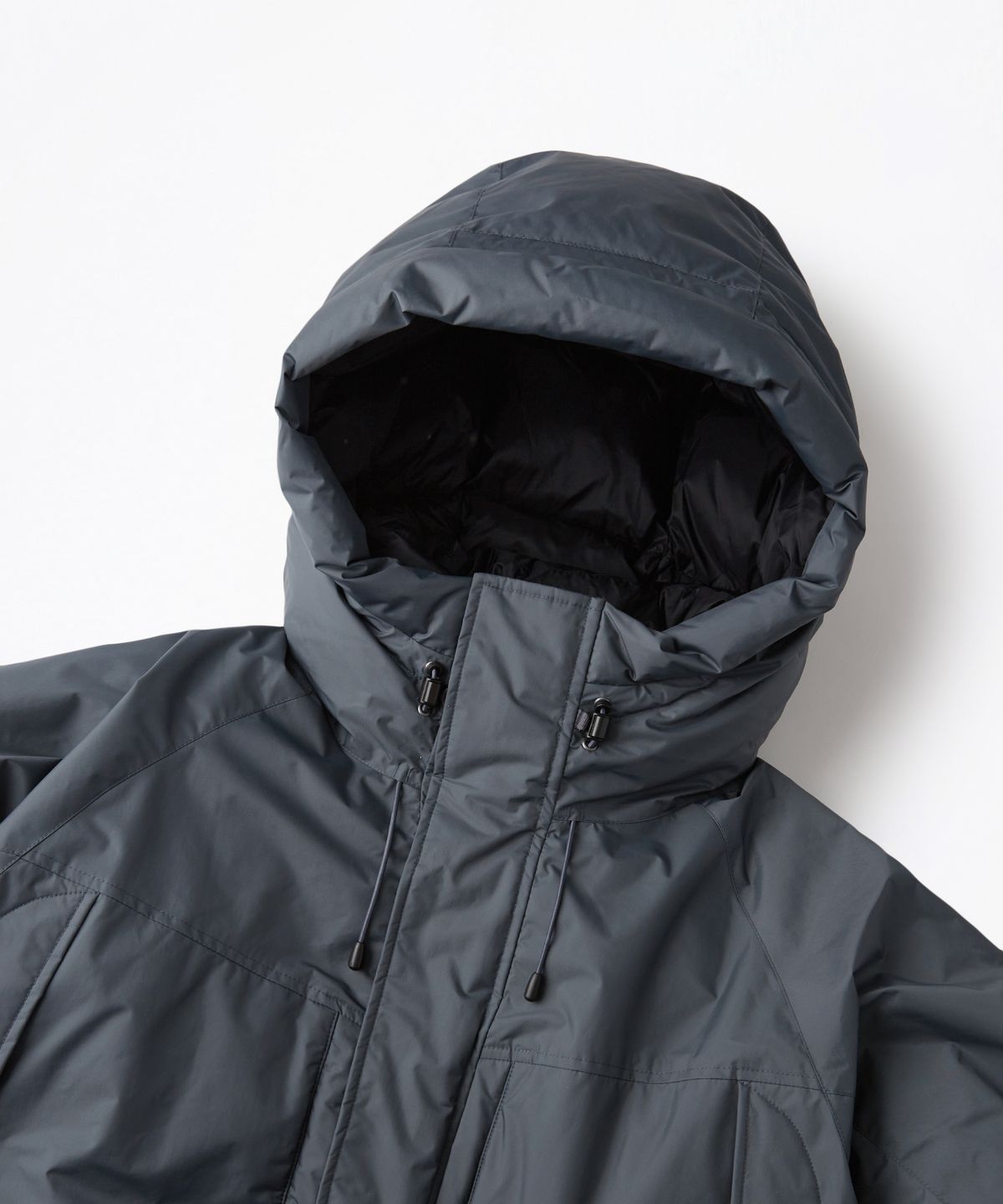 아웃스탠딩(OUTSTANDING) TORAY LEVEL7 DOWN PARKA_ASH NAVY