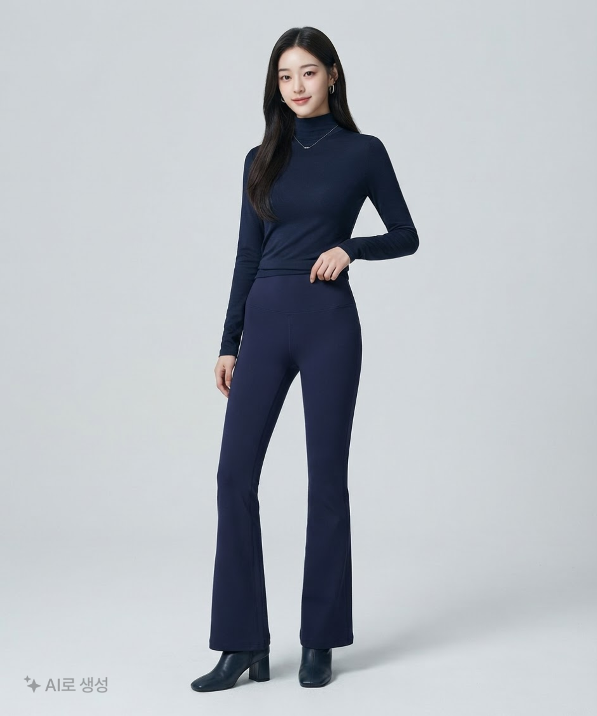 젝시믹스(XEXYMIX) 블랙라벨 시그니처 파워라이즈 부츠컷 팬츠 딥시크그레이 XXL