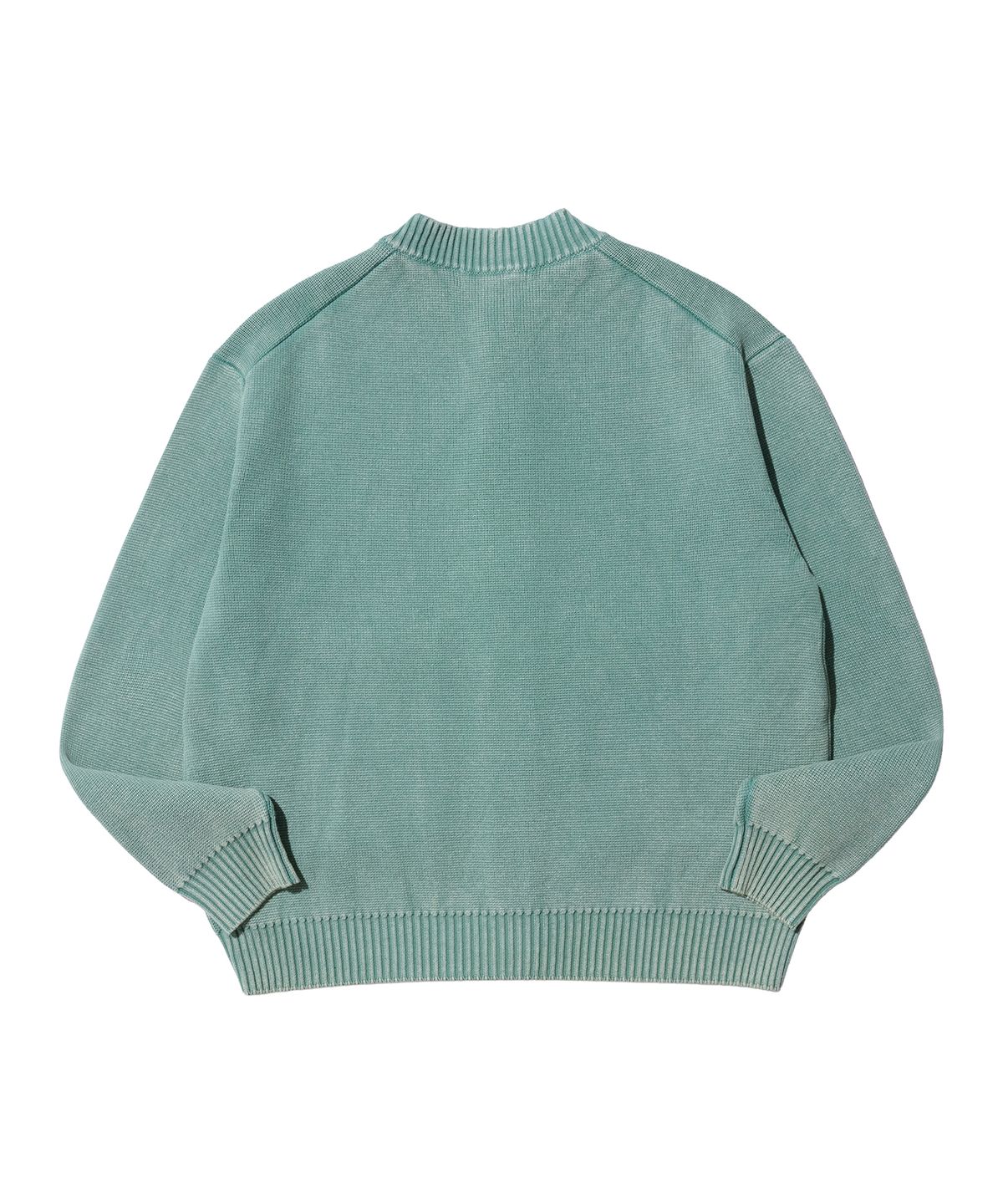 논타입(NONTYPE) VTG WASHED BUTTON CARDIGAN (GREEN)