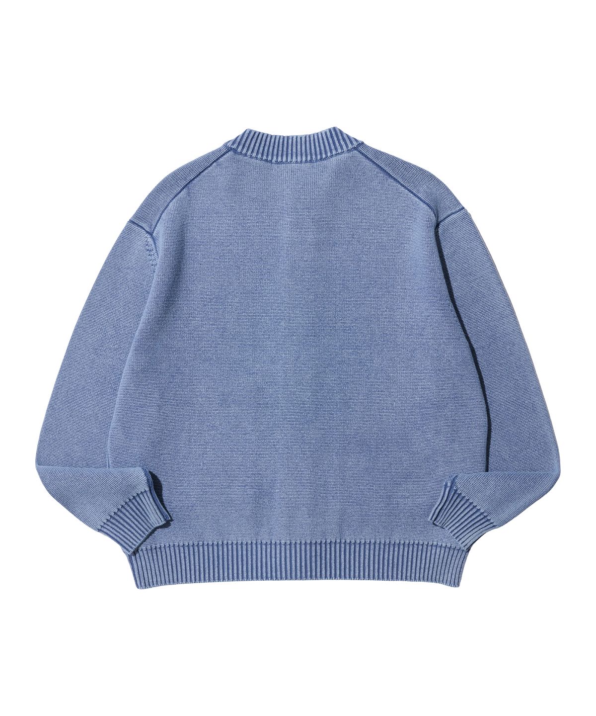 논타입(NONTYPE) VTG WASHED BUTTON CARDIGAN (BLUE)