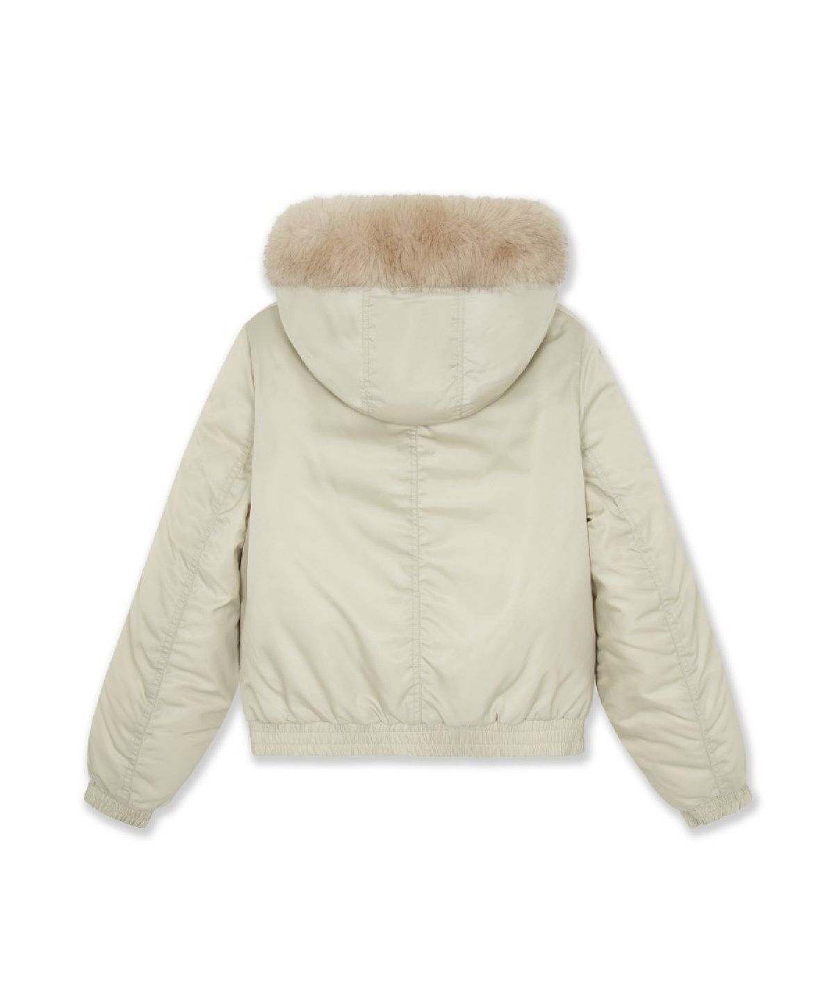 엠엘비(MLB) 여성 페이크 퍼 바시티자켓 BOS (L.Beige)