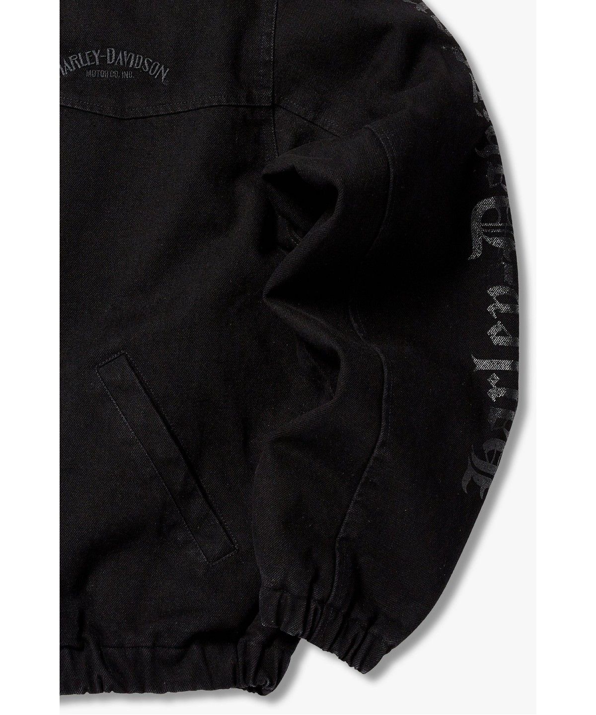할리데이비슨 컬렉션스®(HARLEY-DAVIDSON COLLECTIONS®) [셋업] OL 피그먼트 캔버스 블루종 블랙 HH15303001