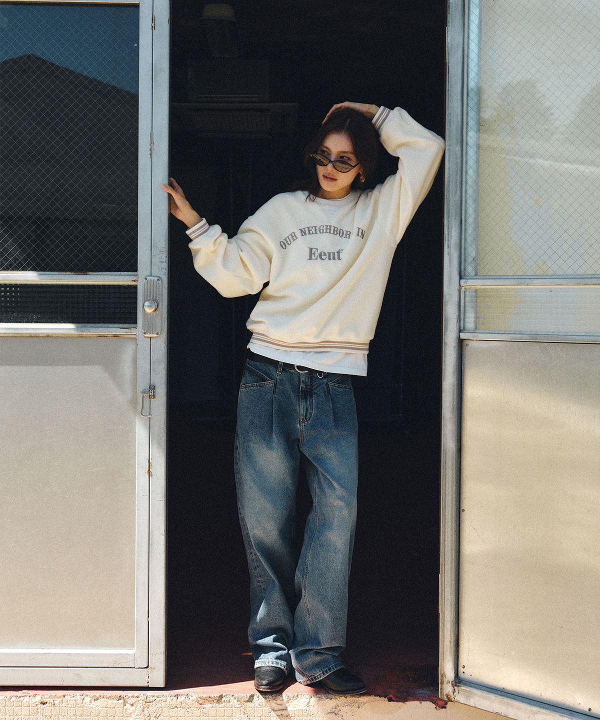 이우트(EEUT) OUR EEUT FLEECE PULLOVER / IVORY