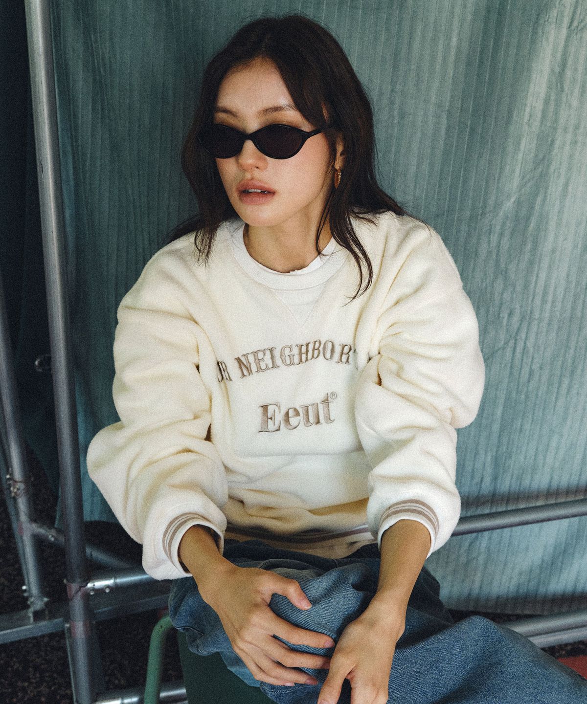 이우트(EEUT) OUR EEUT FLEECE PULLOVER / IVORY