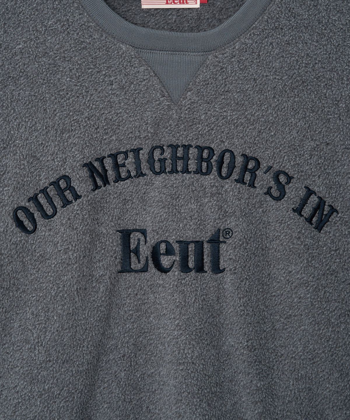 이우트(EEUT) OUR EEUT FLEECE PULLOVER / DARK GRAY