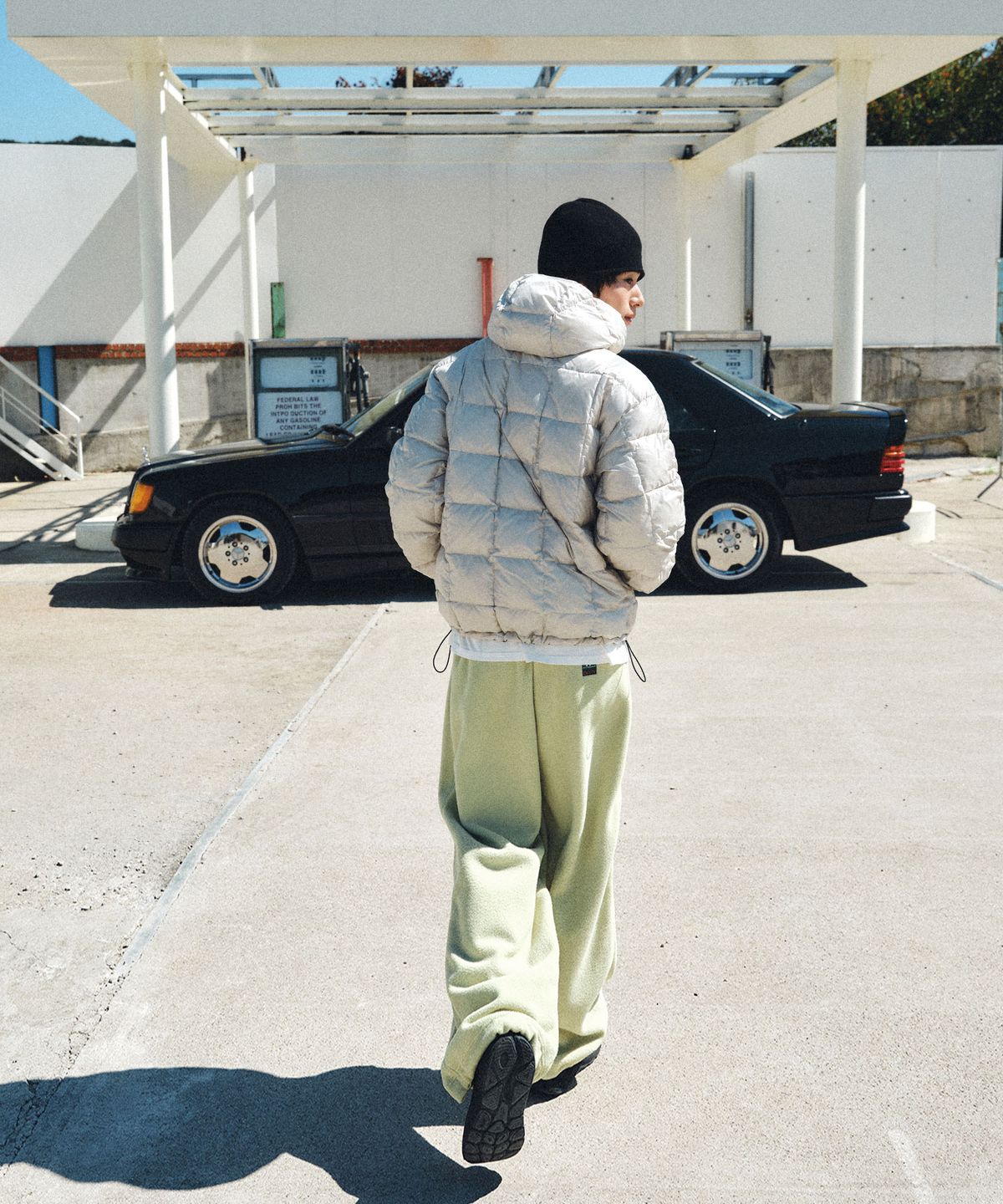 이우트(EEUT) 17 FLEECE PANTS / LIGHT GREEN