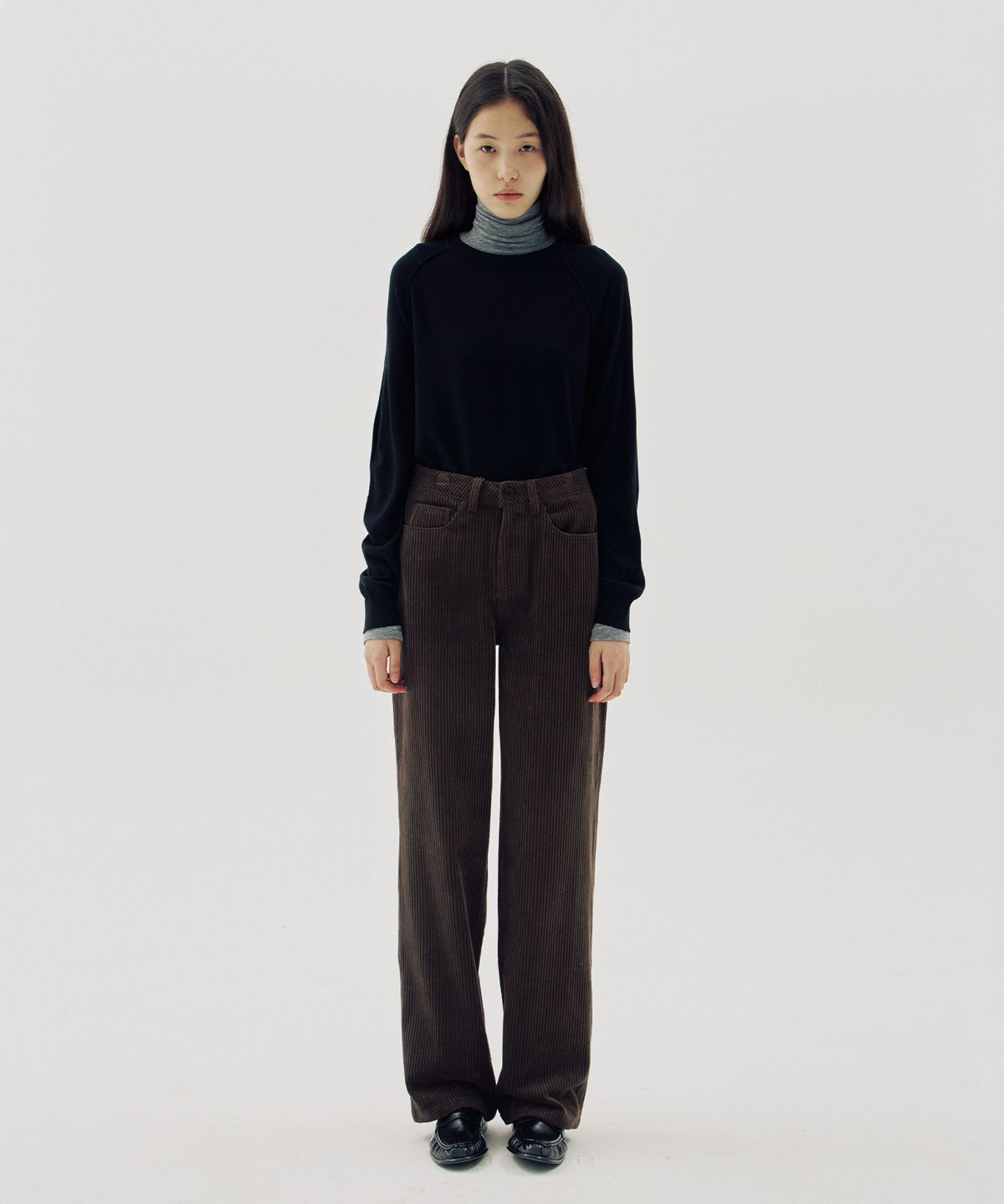 해브 앤 해브(HAVE8HAVE) Steady Mid-Rise Corduroy Pants_2 Color