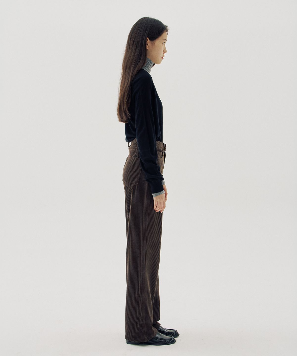 해브 앤 해브(HAVE8HAVE) Steady Mid-Rise Corduroy Pants_2 Color