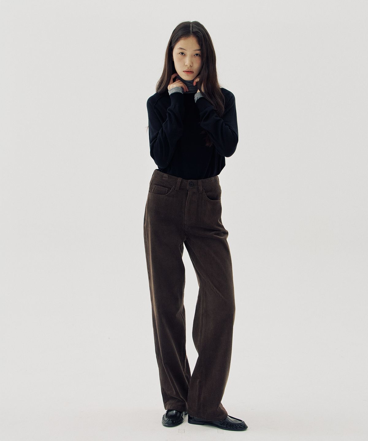 해브 앤 해브(HAVE8HAVE) Steady Mid-Rise Corduroy Pants_2 Color