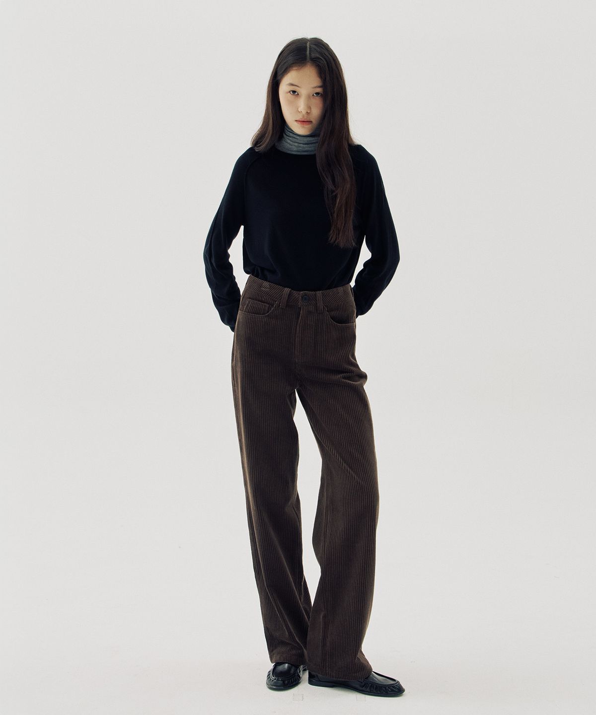 해브 앤 해브(HAVE8HAVE) Steady Mid-Rise Corduroy Pants_2 Color
