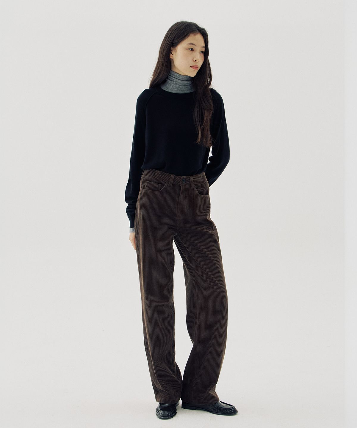 해브 앤 해브(HAVE8HAVE) Steady Mid-Rise Corduroy Pants_2 Color