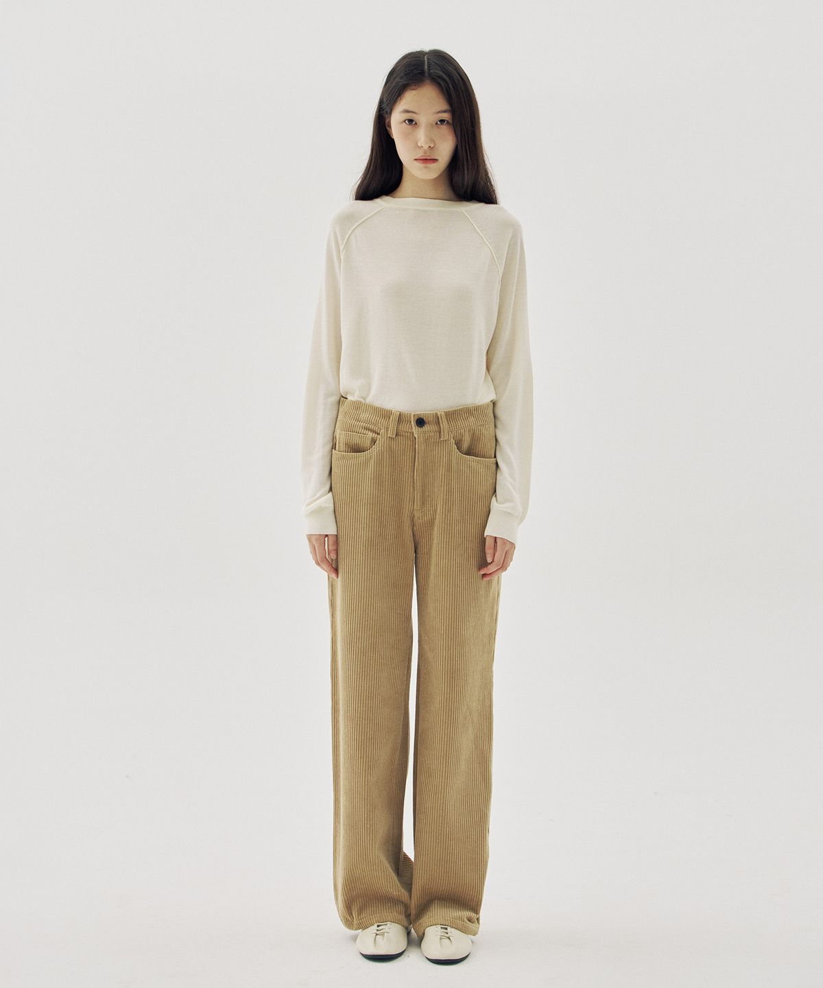 해브 앤 해브(HAVE8HAVE) Steady Mid-Rise Corduroy Pants_2 Color