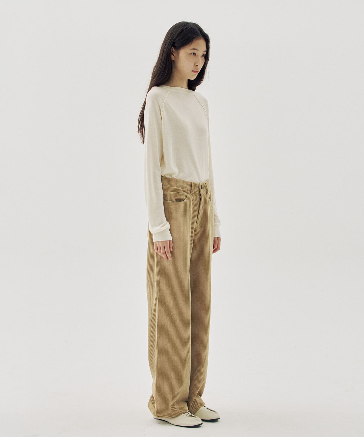 해브 앤 해브(HAVE8HAVE) Steady Mid-Rise Corduroy Pants_2 Color