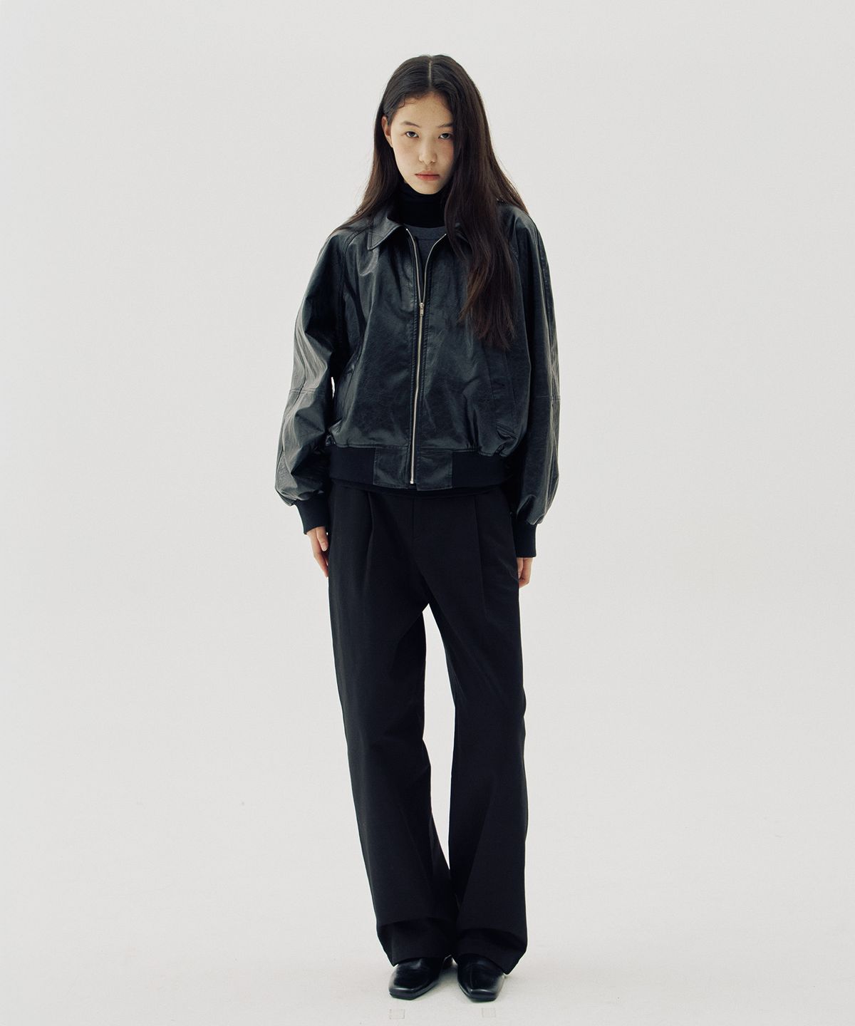 해브 앤 해브(HAVE8HAVE) Saints Vegan Leather Blouson