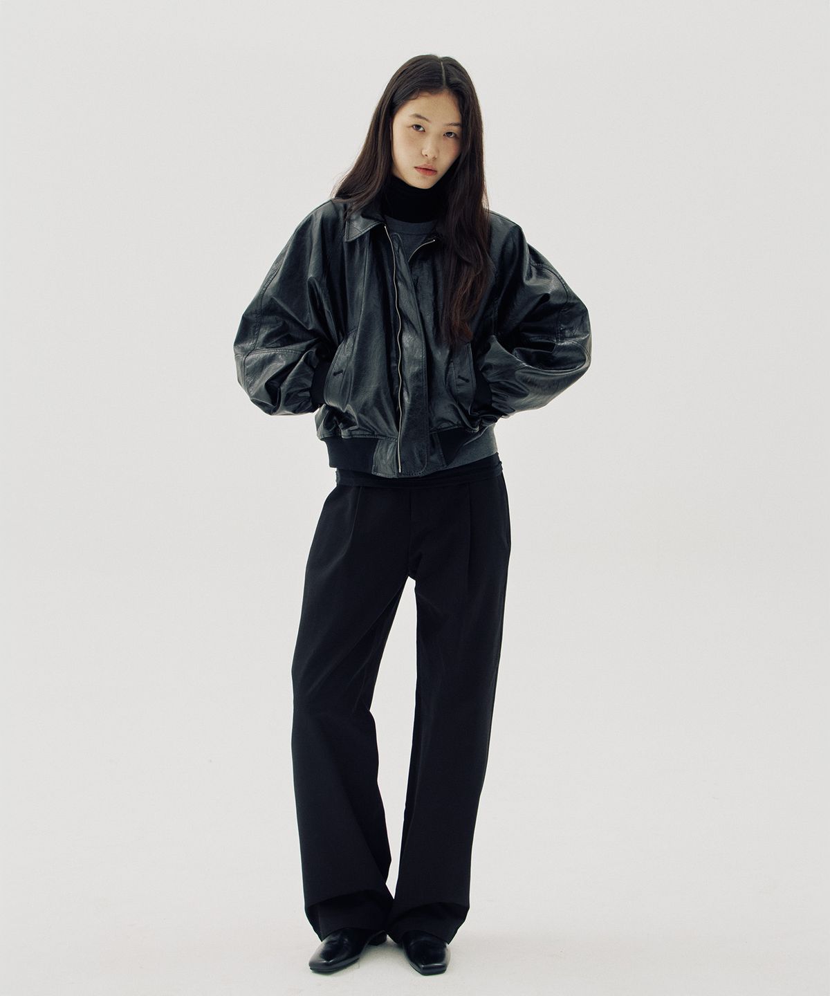 해브 앤 해브(HAVE8HAVE) Saints Vegan Leather Blouson