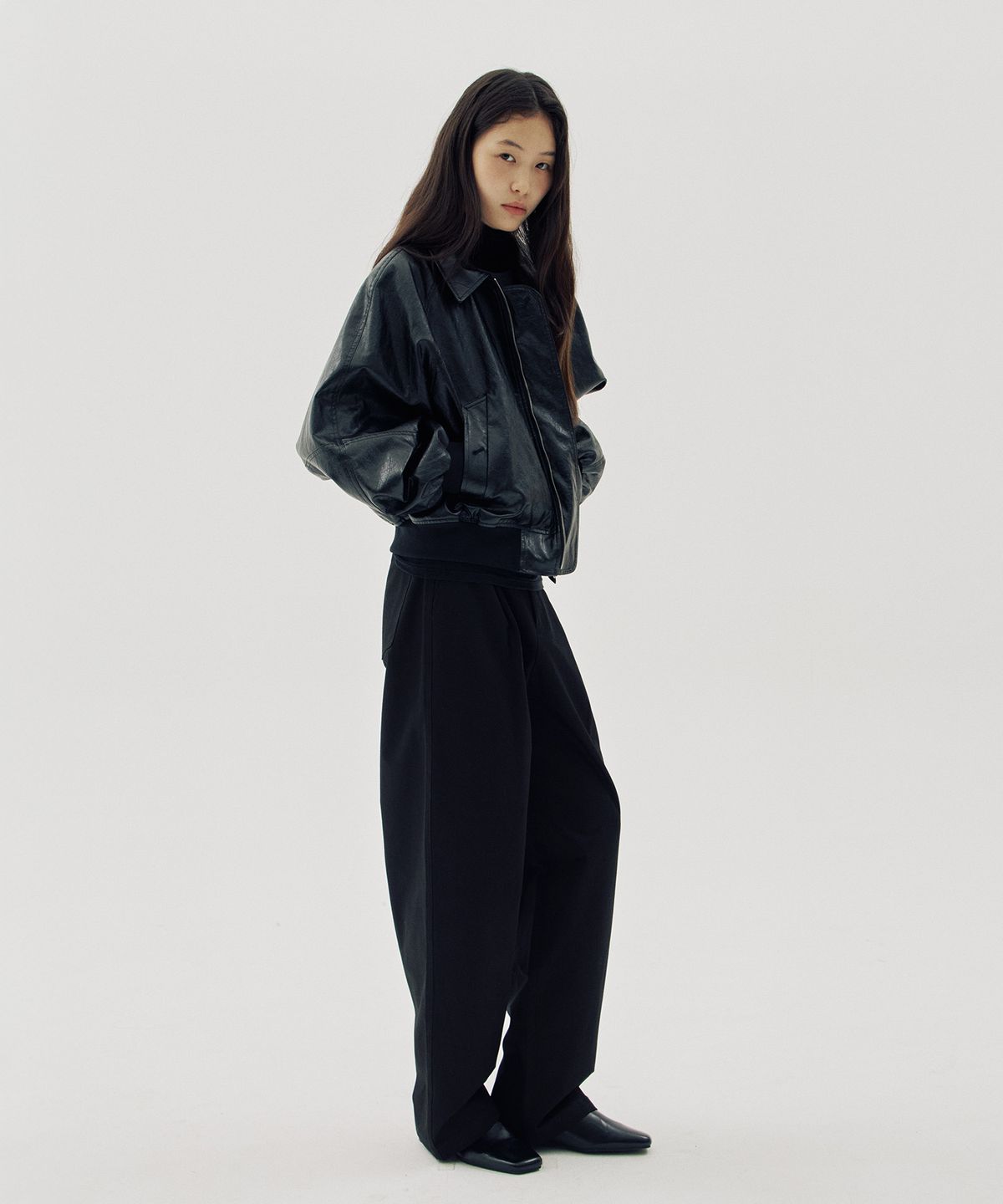 해브 앤 해브(HAVE8HAVE) Saints Vegan Leather Blouson
