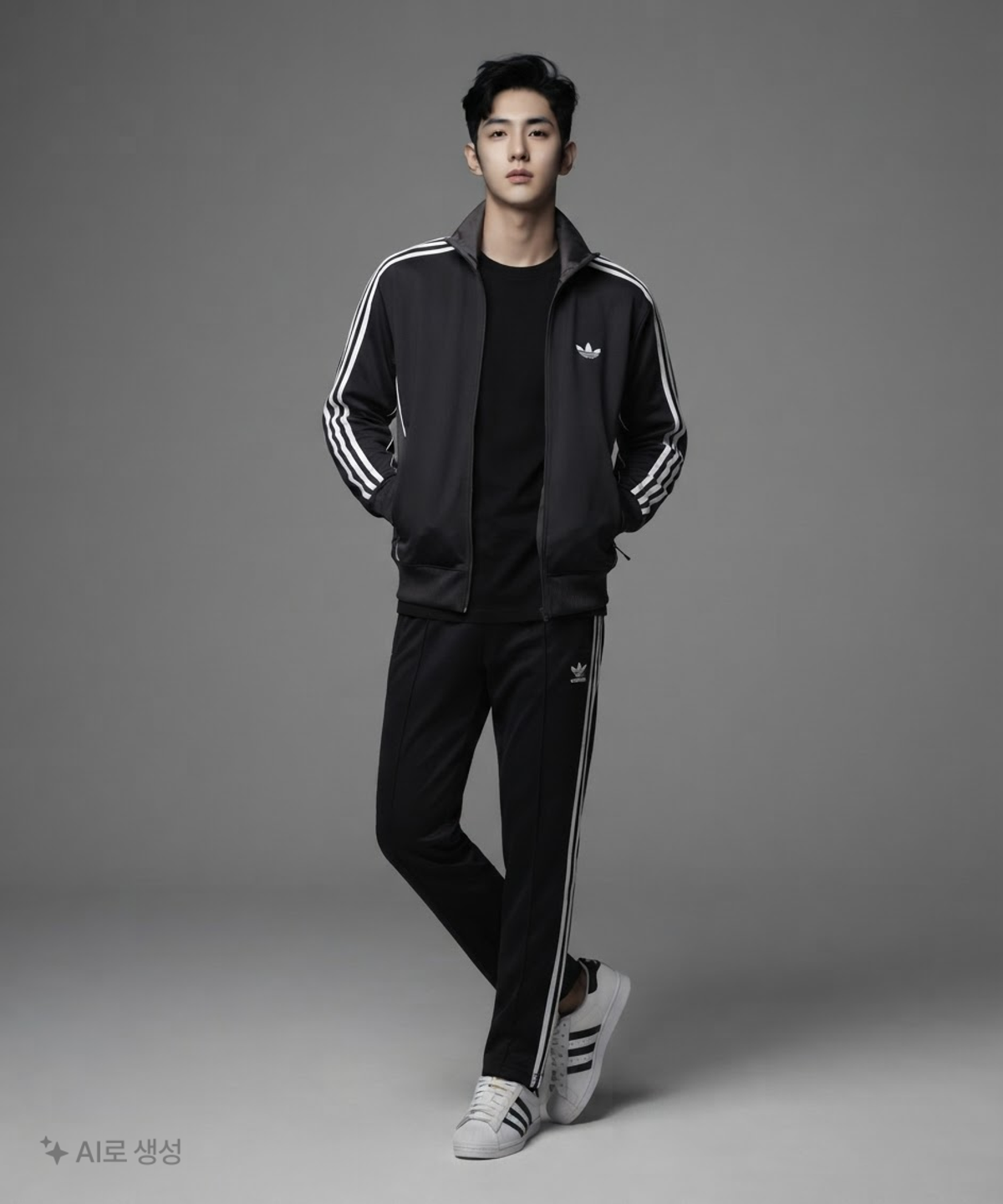 아디다스(ADIDAS) TJ 파이어버드 - 블랙:화이트 / EC7275 M