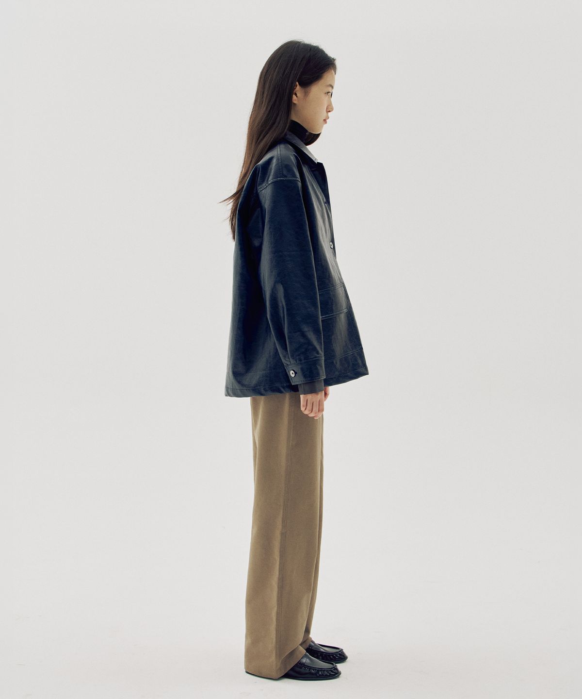 해브 앤 해브(HAVE8HAVE) French Vegan Leather Jacket