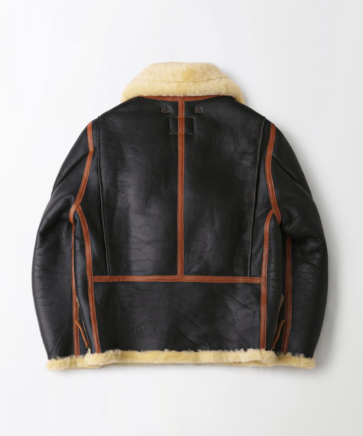 아웃스탠딩(OUTSTANDING) TYPE B-6 MOUTON JACKET_D.BROWN