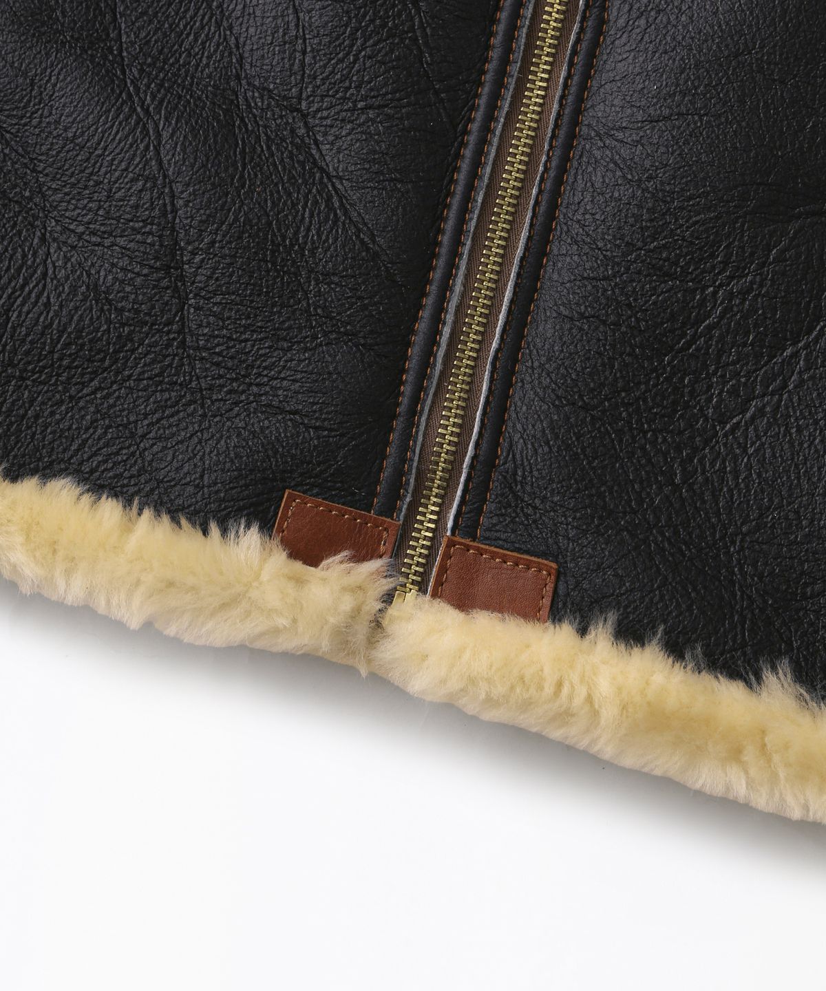 아웃스탠딩(OUTSTANDING) TYPE B-6 MOUTON JACKET_D.BROWN