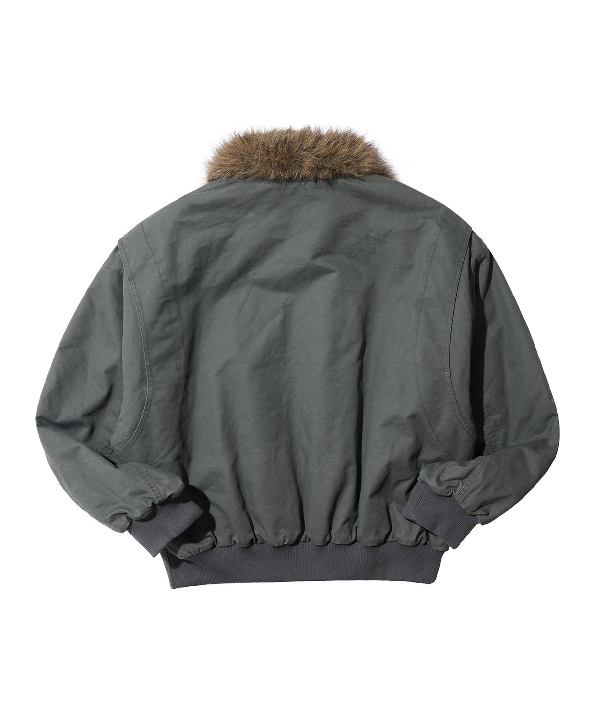 논타입(NONTYPE) MILITARY FUR-NECK FLIGHT BOMBER (KHAKI)