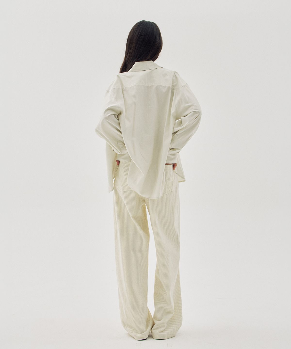 해브 앤 해브(HAVE8HAVE) Camille Silky Supima Cotton Shirts_2 Color