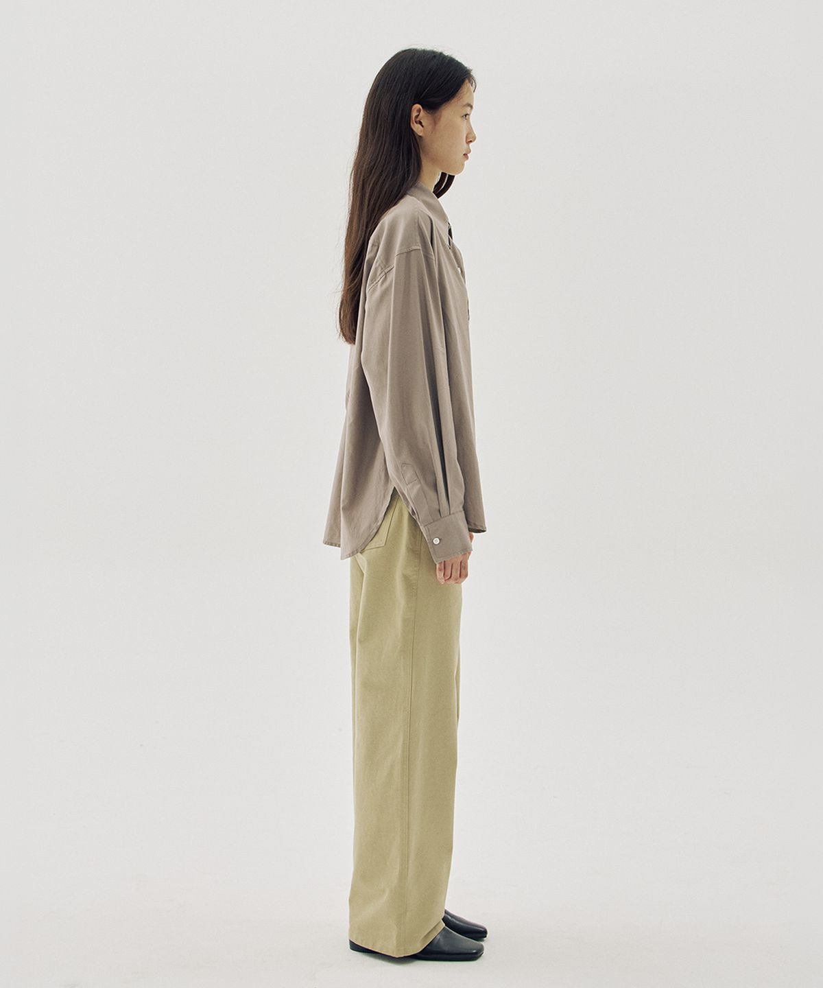 해브 앤 해브(HAVE8HAVE) Camille Silky Supima Cotton Shirts_2 Color