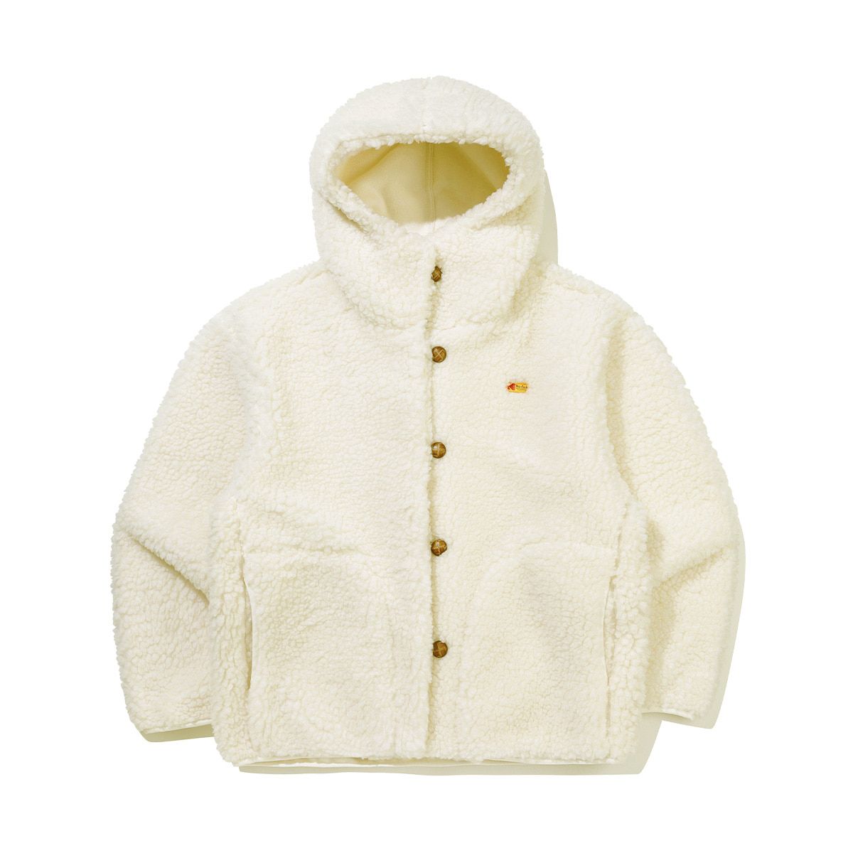 코닥(KODAK) 브라우니 보아퍼 후드 자켓 우먼 IVORY