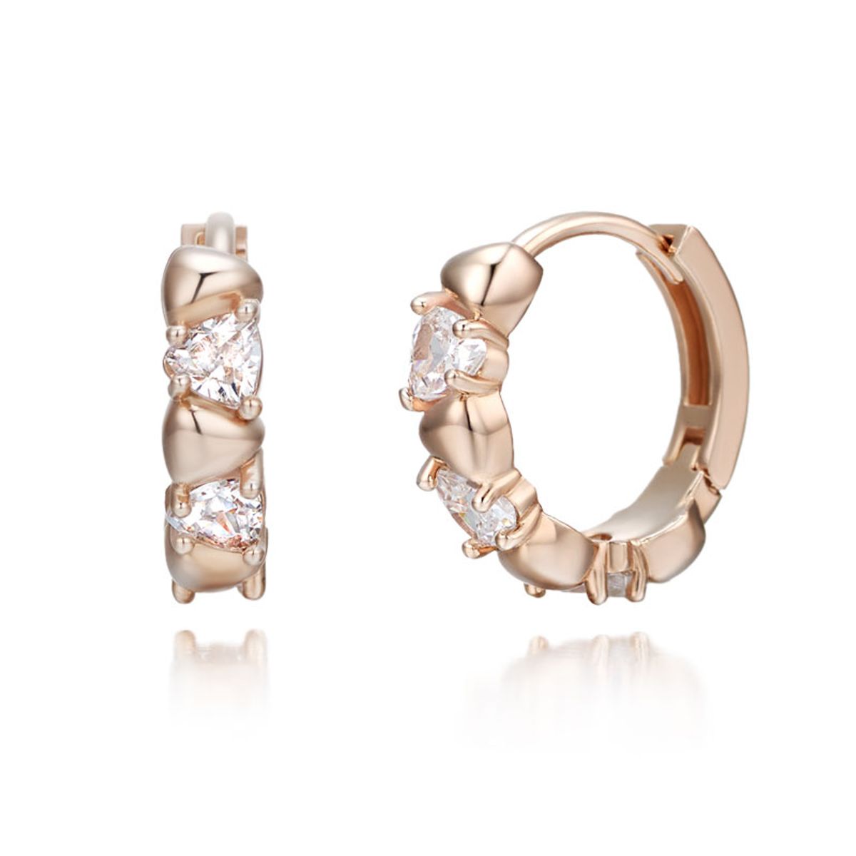 페이지플린(PAIGEFLYNN) 14K 트릴리언트 귀걸이(GoldPlated)_J6002BRE
