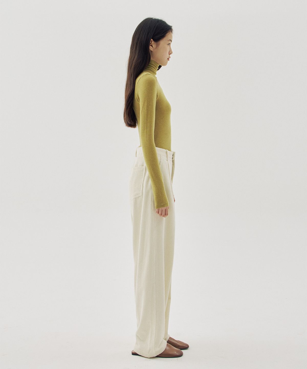 해브 앤 해브(HAVE8HAVE) Bueno Tencel Merino Wool Turtle Neck T-Shirts_4 Color