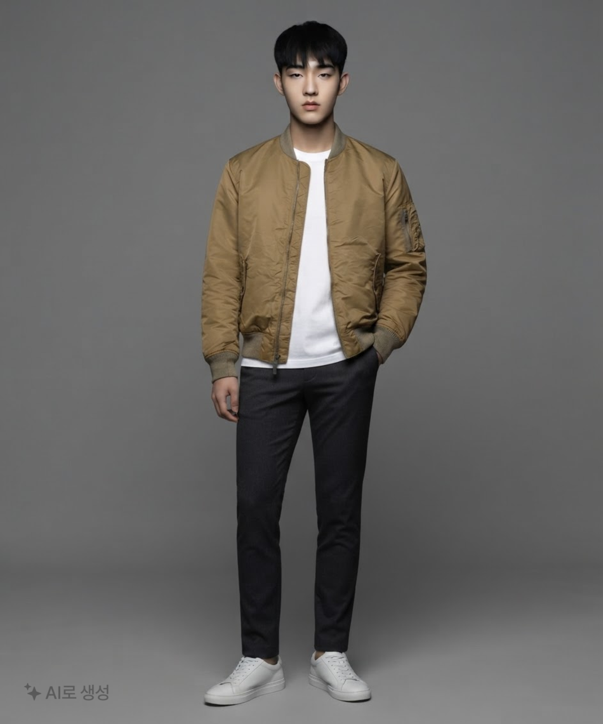 타미힐피거(TOMMY HILFIGER) 항공 점퍼/블루종/MA-1 S