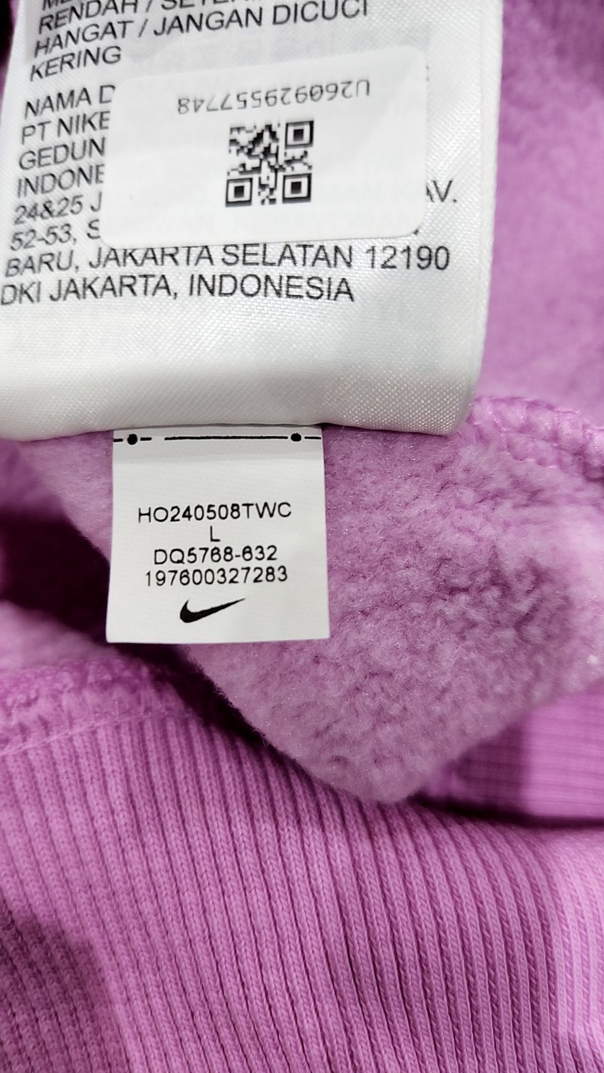 나이키(NIKE) 스포츠웨어 피닉스 플리스 풀집 크롭 W - 비욘드 핑크:세일 / DQ5768-632 L