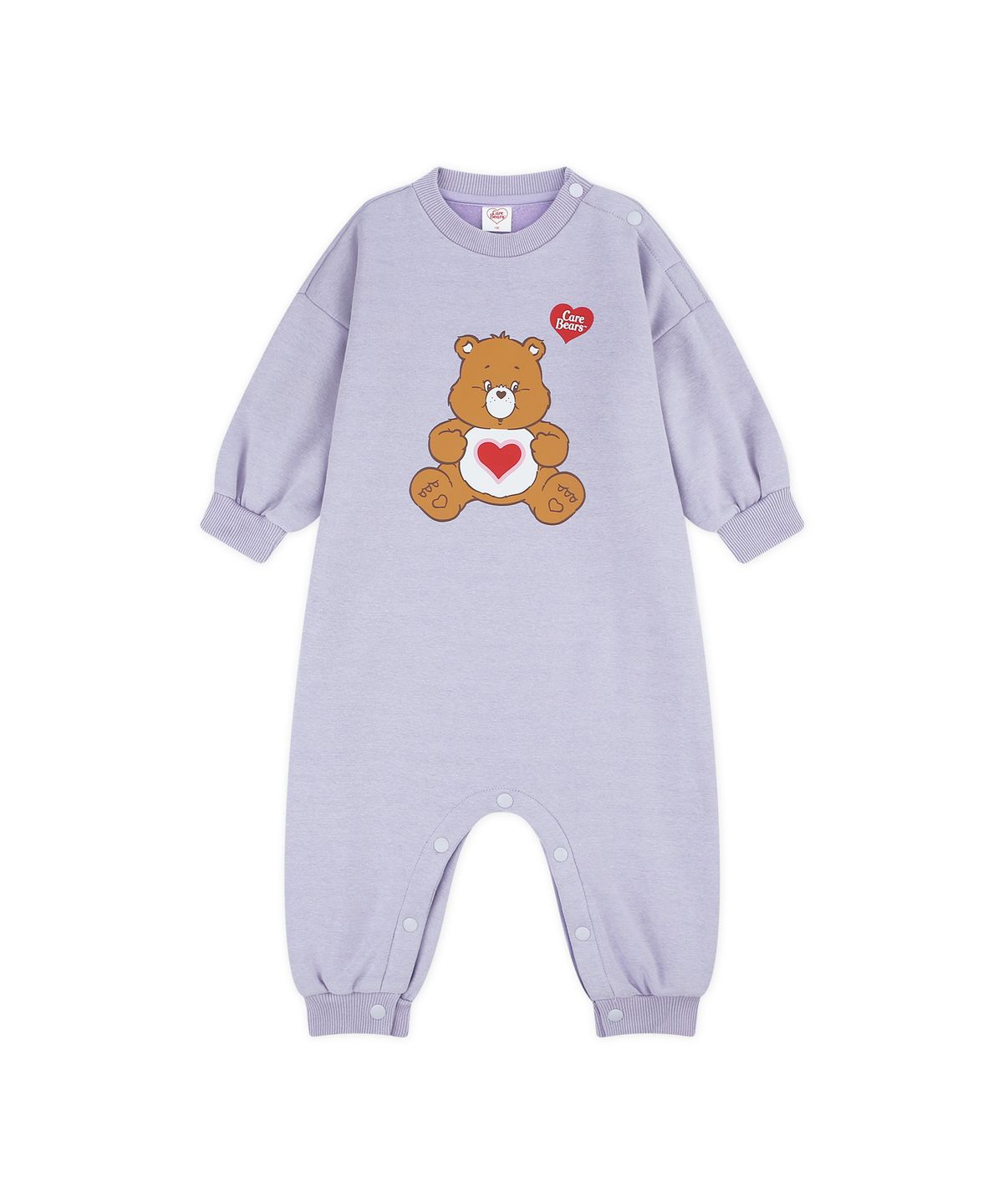 케어베어(CAREBEARS) 하트텐더하트베어 베이비 융기모 바디수트