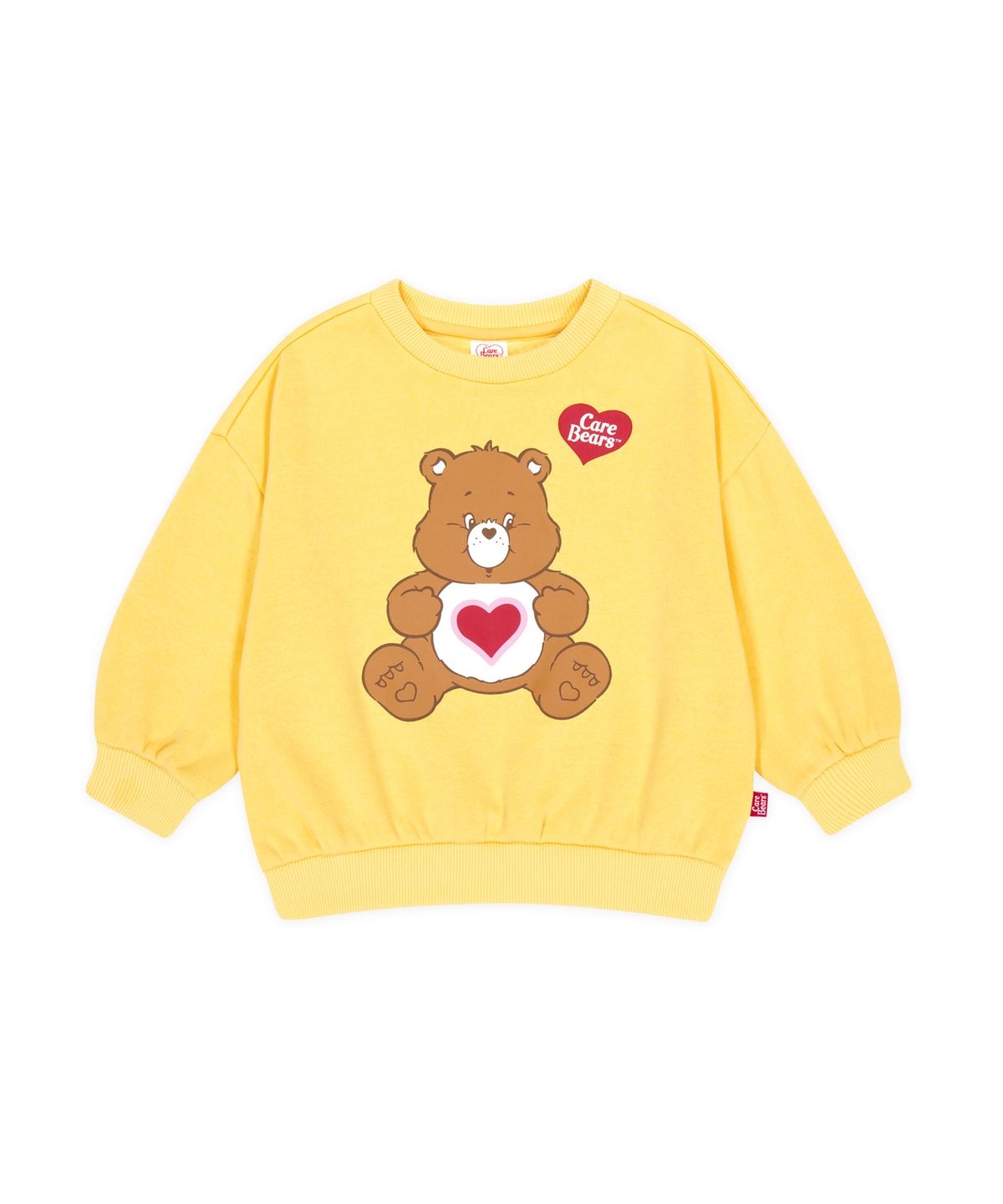 케어베어(CAREBEARS) 케어베어즈 따뜻한 융기모 루즈핏 맨투맨 티셔츠