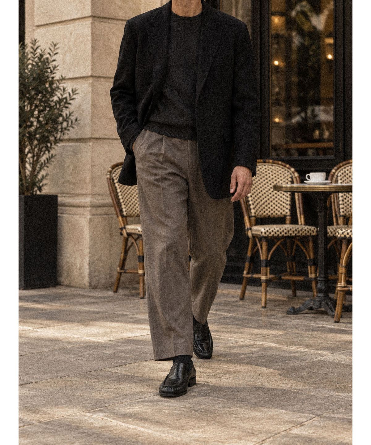 올클래식(ALLCLASSIC) Cimer Shirring Loafer #4417 [Black eel]