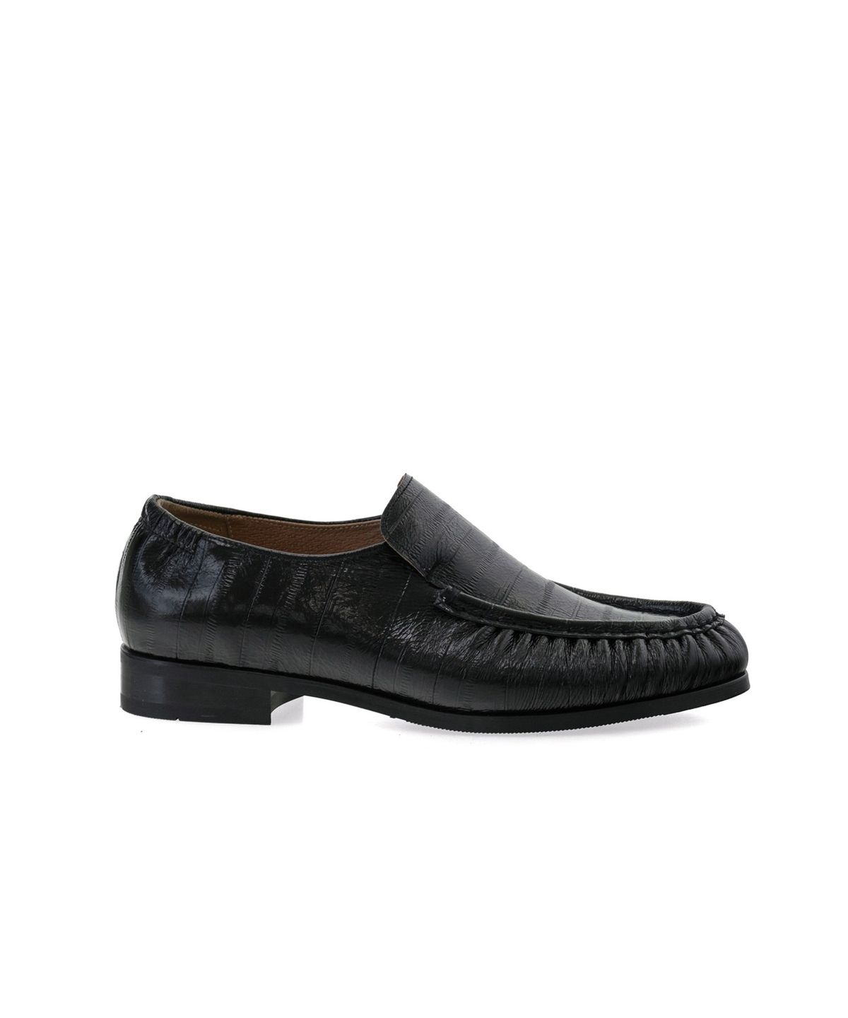 올클래식(ALLCLASSIC) Cimer Shirring Loafer #4417 [Black eel]