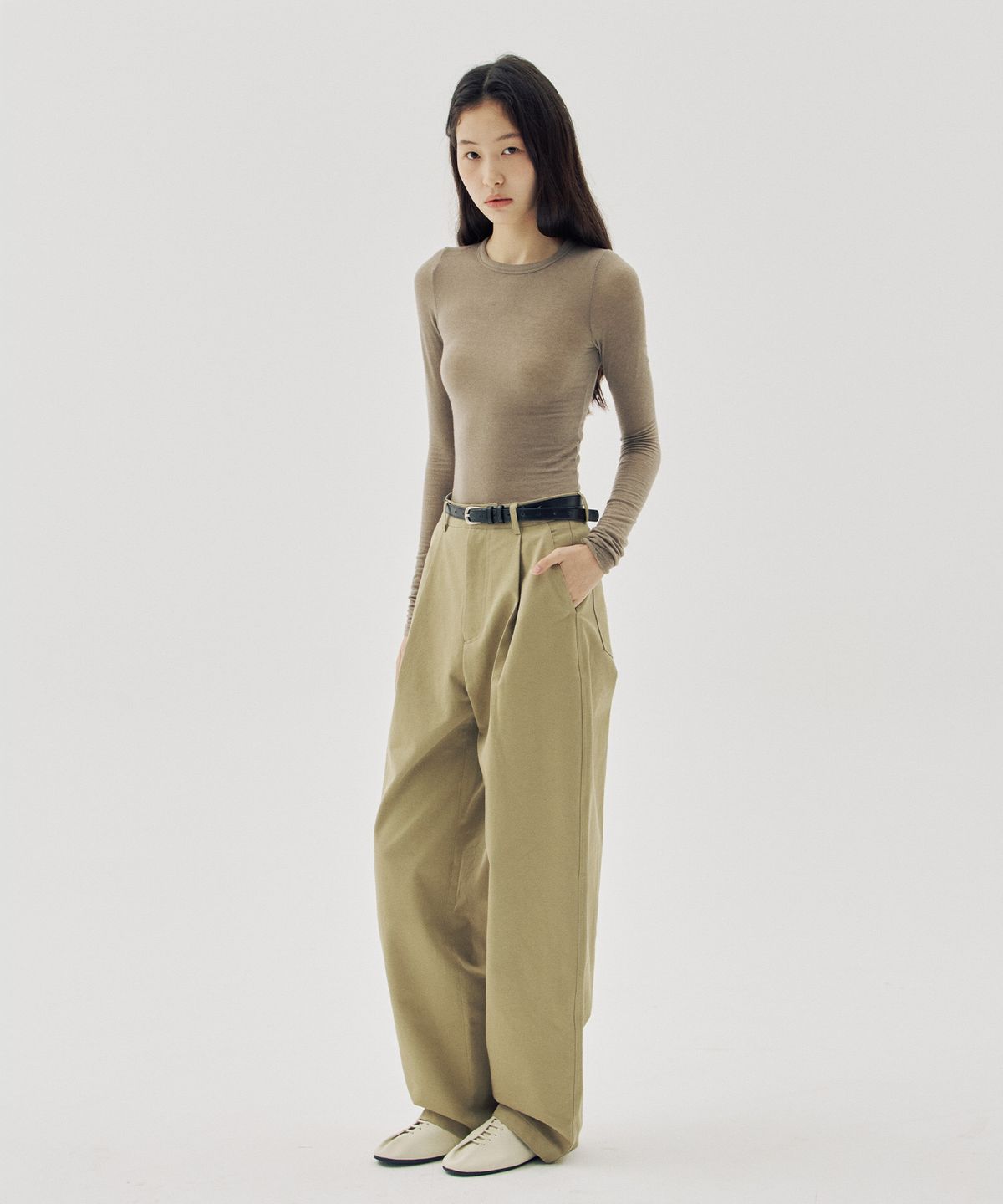 해브 앤 해브(HAVE8HAVE) Siena Tencel Merino Wool T-Shirts_4 Color