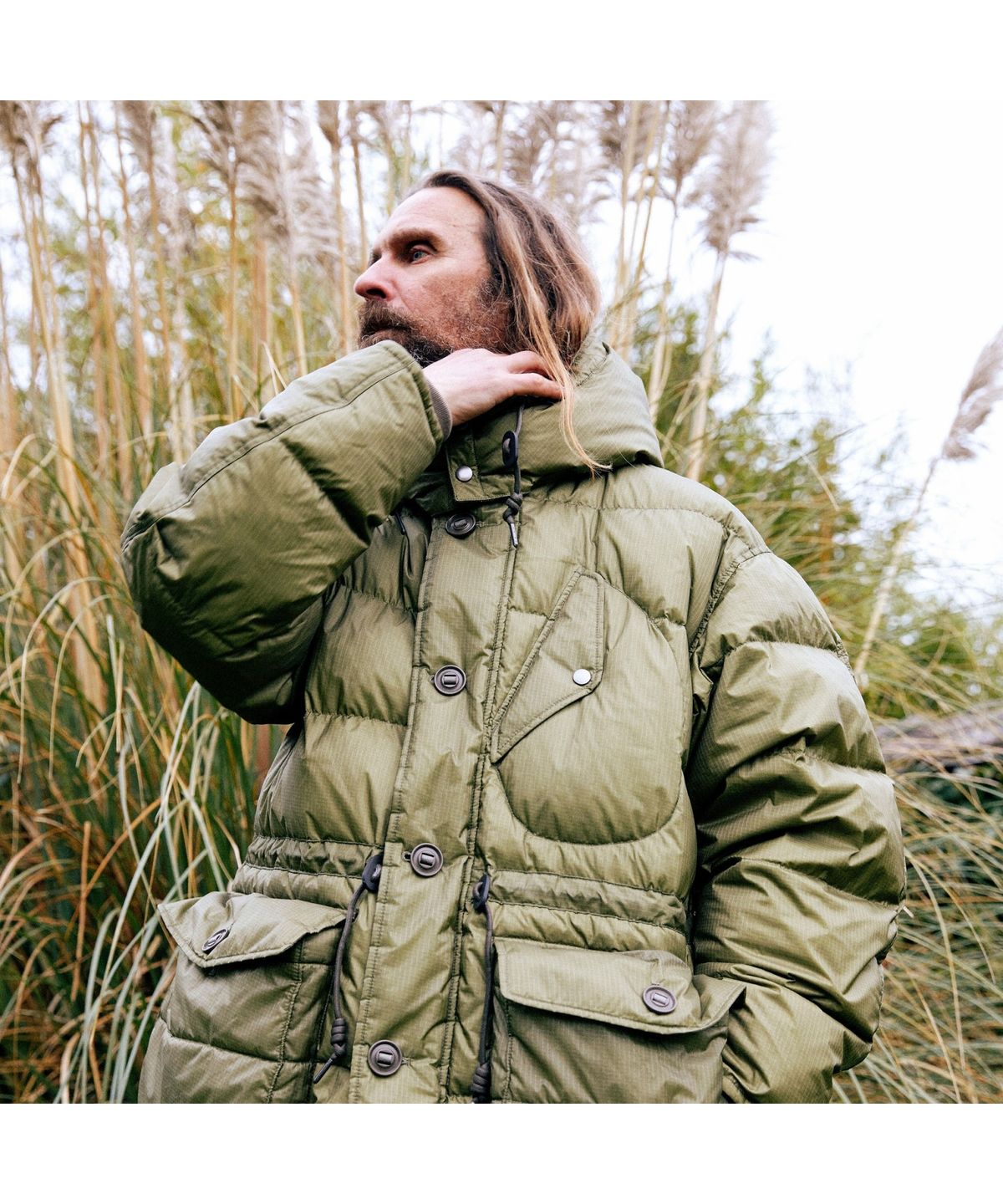 헨리코튼(HENRY COTTONS) [Fly Fishing Club] Waxed 피셔맨 다운 파카 AZUCW26210BEX