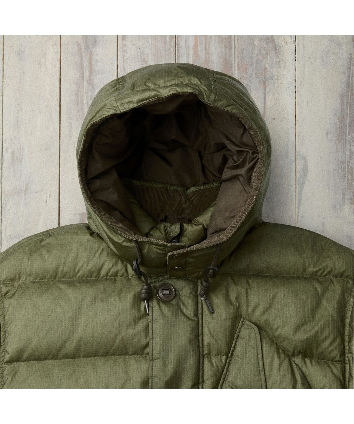 헨리코튼(HENRY COTTONS) [Fly Fishing Club] Waxed 피셔맨 다운 파카 AZUCW26210BEX