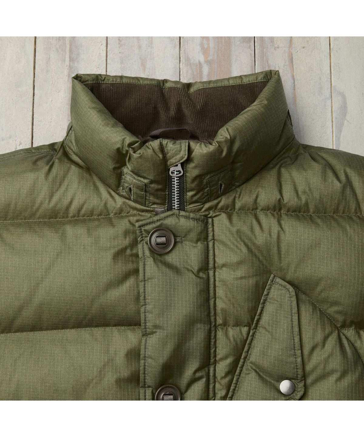 헨리코튼(HENRY COTTONS) [Fly Fishing Club] Waxed 피셔맨 다운 파카 AZUCW26210BEX