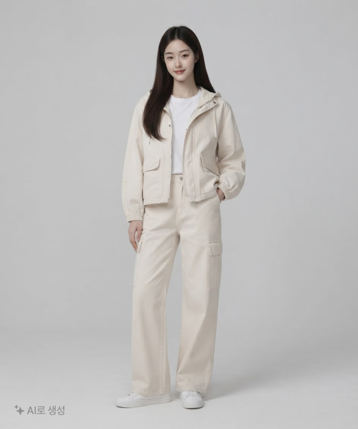 코드그라피(CGP) 워시드 코튼 후드 집업_4COLOR M