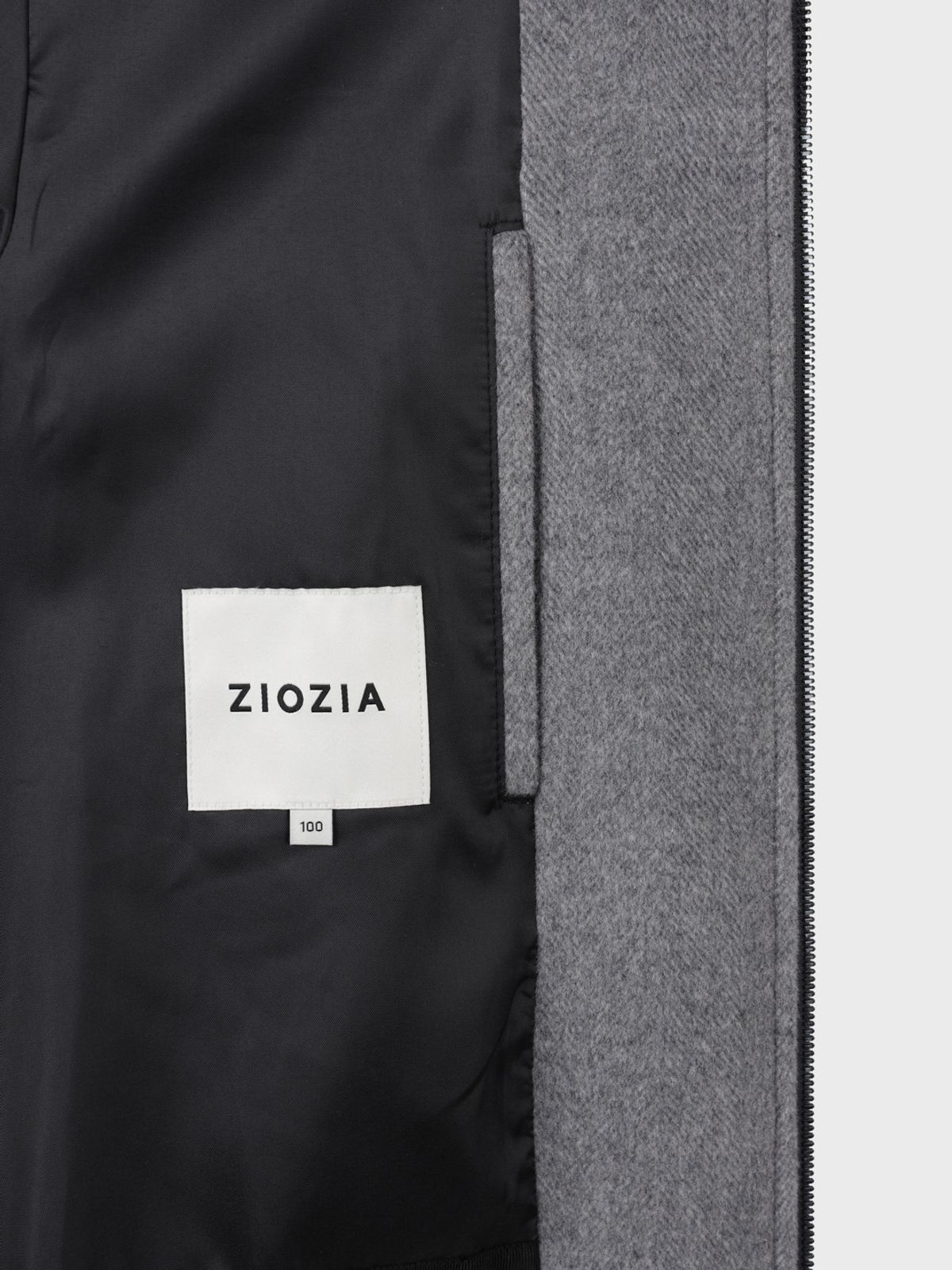 지오지아(ZIOZIA) 남성 울캐시 핸드메이드 트러커_ABG4JJ1102LGR