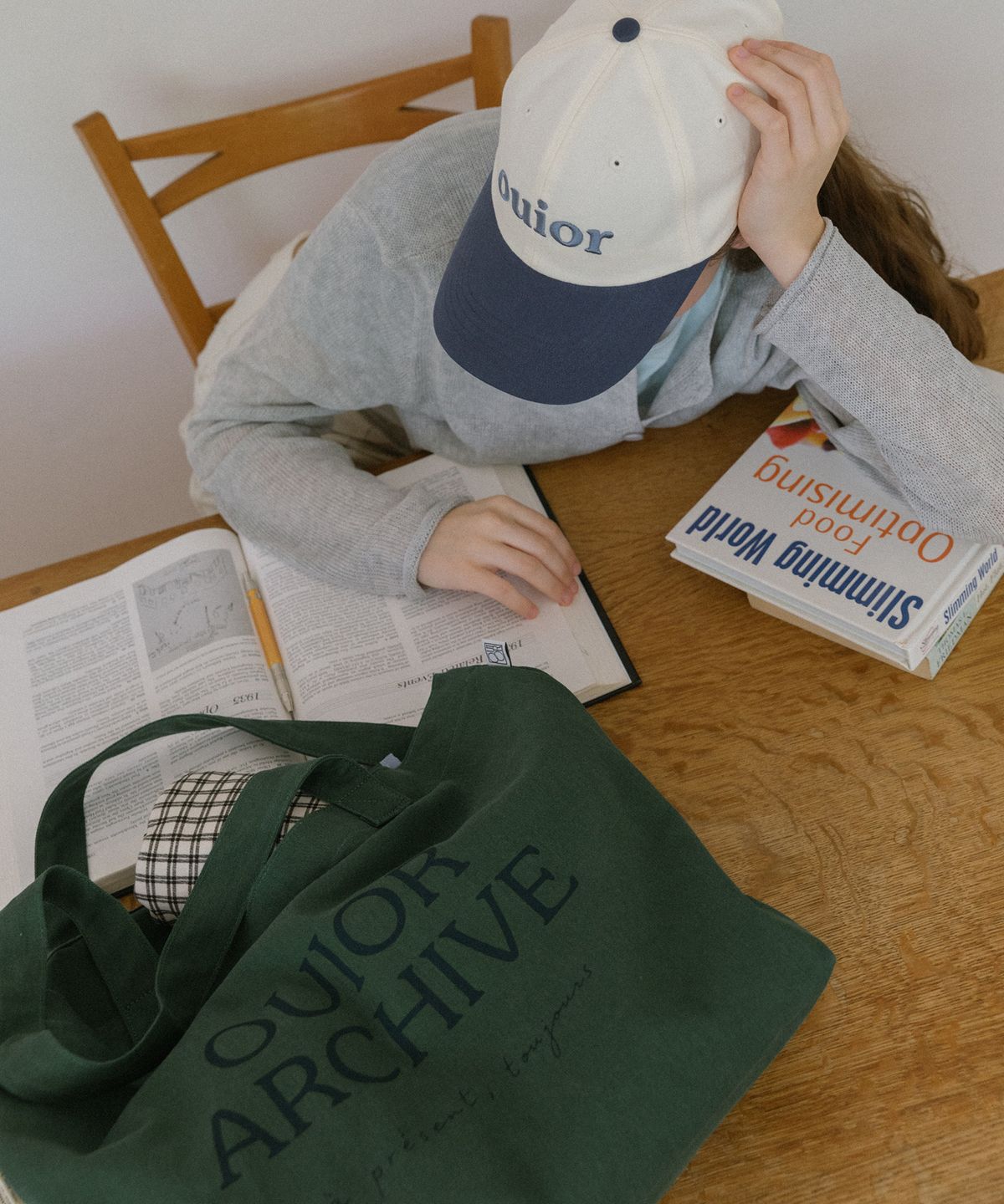위올(OUIOR) ouior archive bag_green